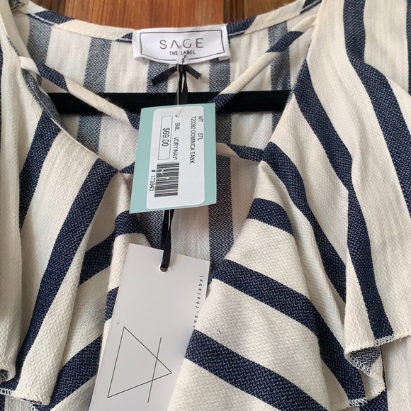 NWT Sage the Label top Small - Picture 3 of 4